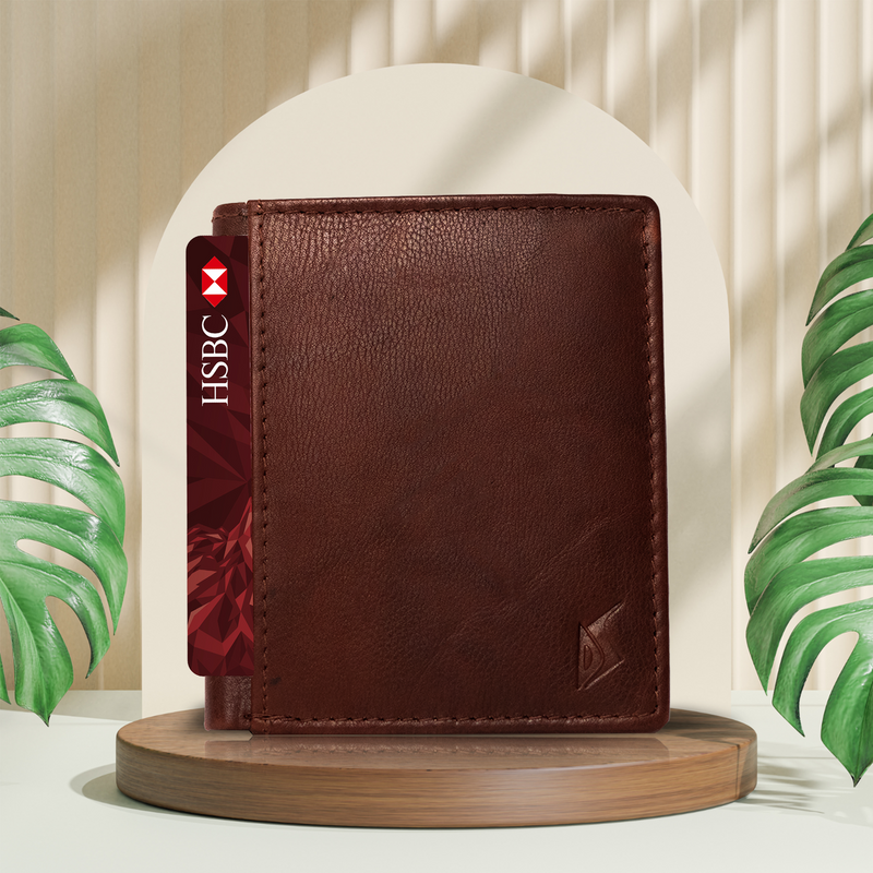 Modern Magnetic Bifold Wallet - Sleek Style with Secure Access
