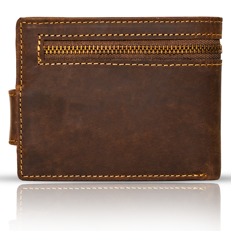 Chic Men's Leather Bifold Wallet