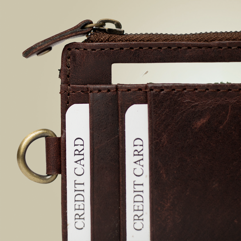 Crunch Leather Card Holder: Elevate Your Daily Carry