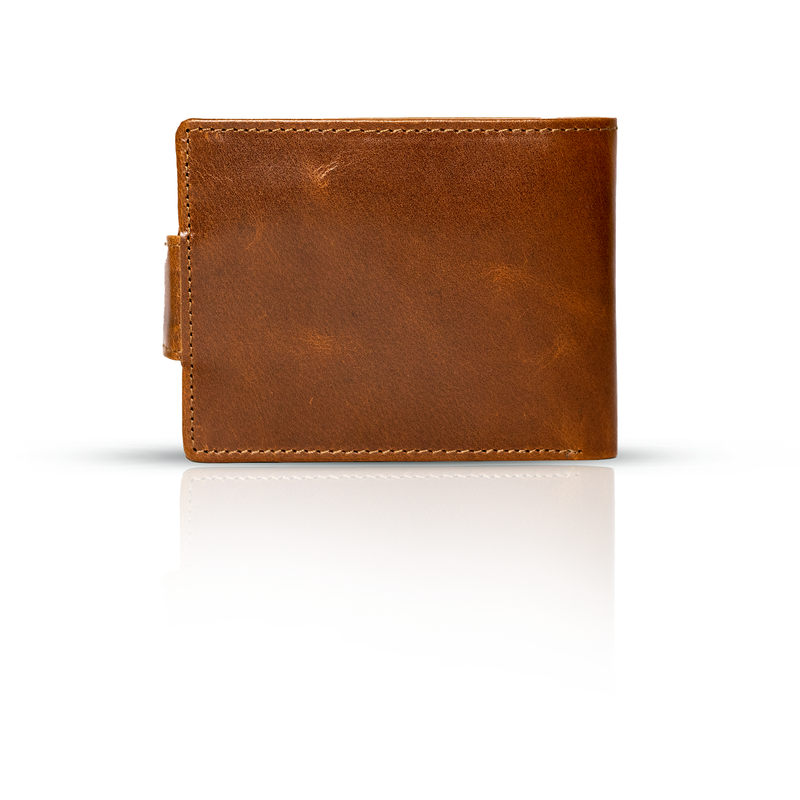 Exquisite Men's Leather Bifold Wallet: Timeless Style & Superior Craftsmanship
