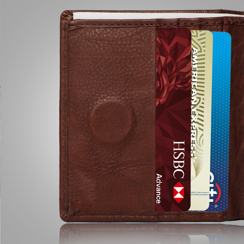 Modern Magnetic Bifold Wallet - Sleek Style with Secure Access